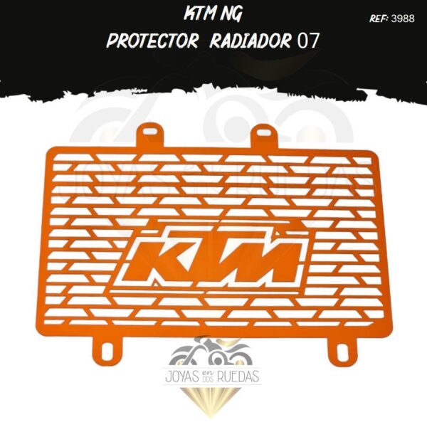 partes KTM NG protector radiador