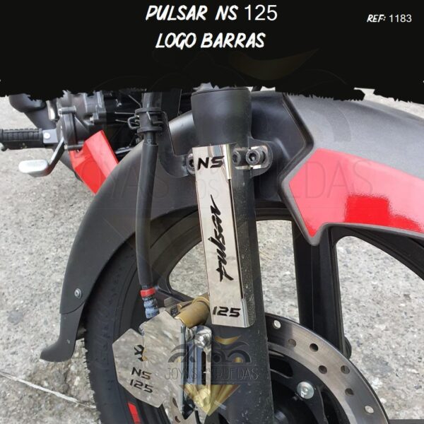 accesorio Pulsar ns 125 logo barras