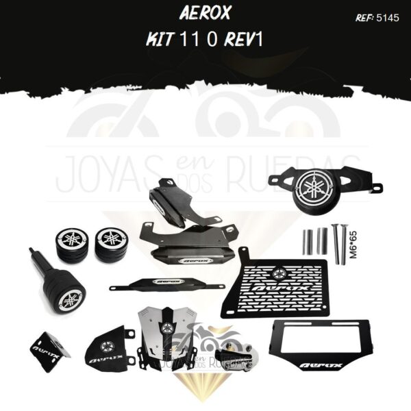 Aerox kit mordaza protector bomba delantera