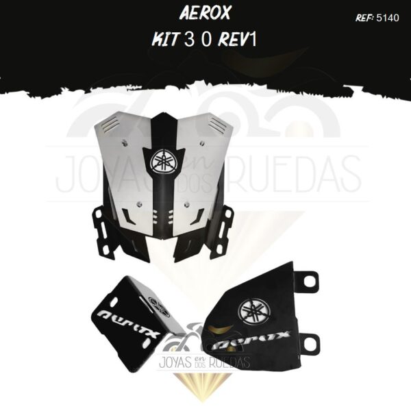 Aerox kit Cupula TR3 mordaza protector bomba delantera