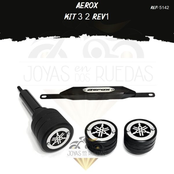 Aerox kit slider exosto Spools Sliders eje