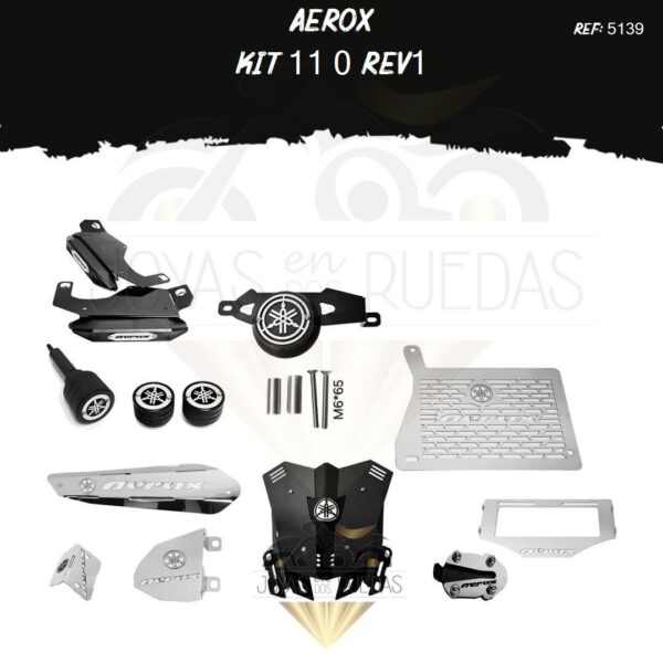 Aerox kit lujo pata gato protector exosto 5t Cupula TR3