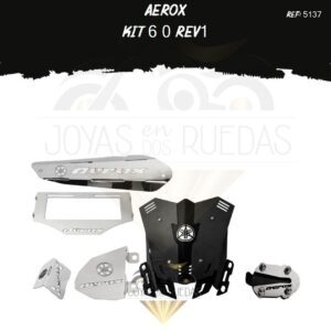 Aerox kit lujo pata gato Cupula TR3 protector exosto 5t