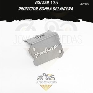 moto Pulsar 135 protector bomba delantera