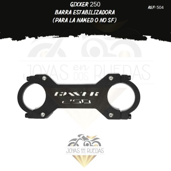 accesorio Gixxer 250 barra estabilizadora