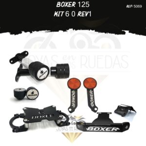 Boxer 125 kit Spools Sliders eje tragaluz 3d