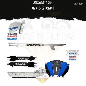 Boxer 125 kit Guarda cadena 3D Cupula TR3