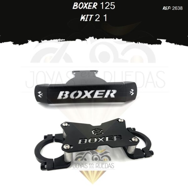 Boxer 125 kit barra estabilizadora frontal