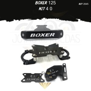 Boxer 125 kit frontal barra estabilizadora mordaza