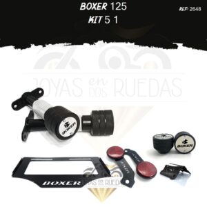 Boxer 125 kit Spools Sliders eje tragaluz sliders