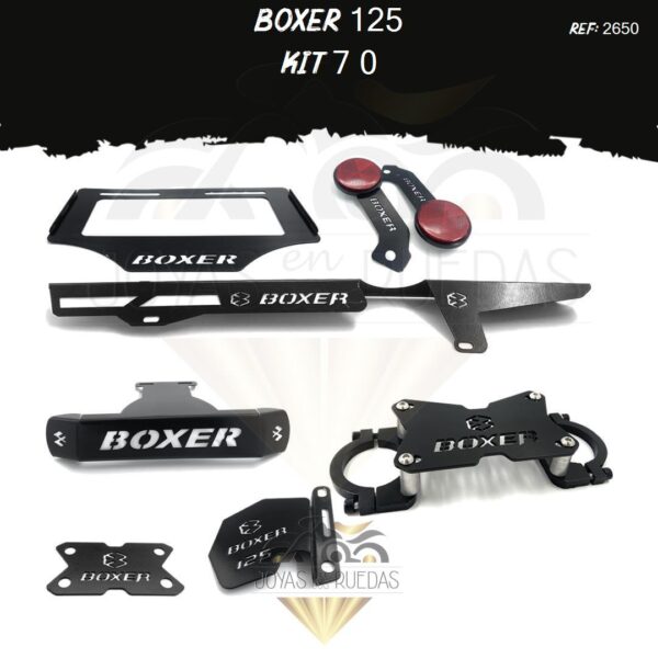 Boxer 125 kit tragaluz barra estabilizadora