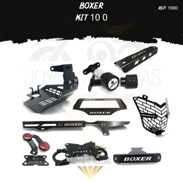 Boxer kit protector farola guarda cadena frontal
