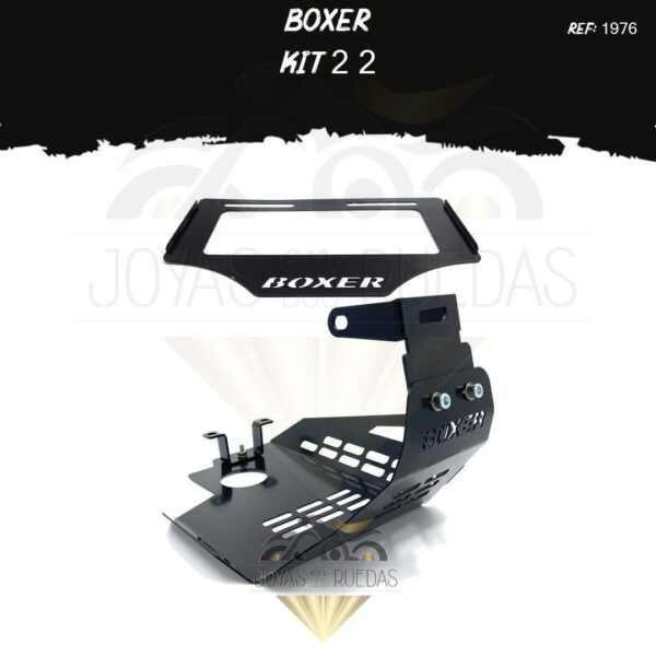 Boxer kit porta placa pechera quilla