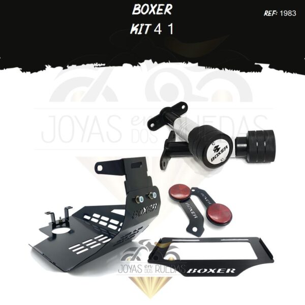 Boxer kit pechera quilla tragaluz sliders porta placa