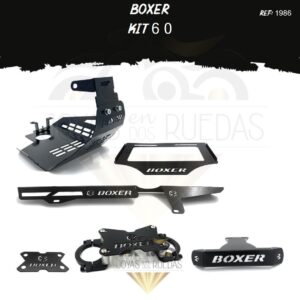 Boxer kit barra estabilizadora guarda cadena frontal