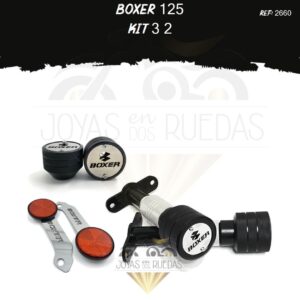 Boxer 125 kit tragaluz Spools Sliders eje sliders