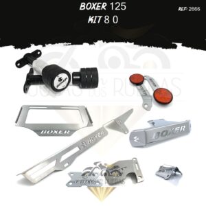 Boxer 125 kit mordaza frontal acutrax p guarda cadena