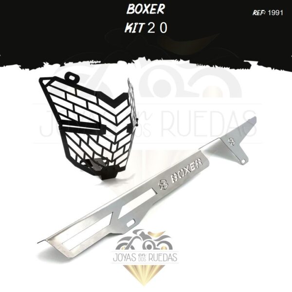 Boxer kit protector farola guarda cadena