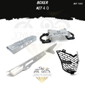 Boxer kit guarda cadena protector farola