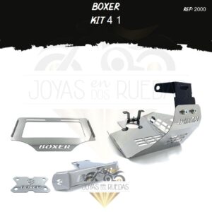 Boxer kit pechera quilla frontal acutrax p porta placa