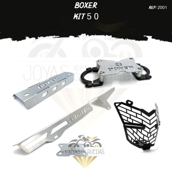 Boxer kit protector farola guarda cadena