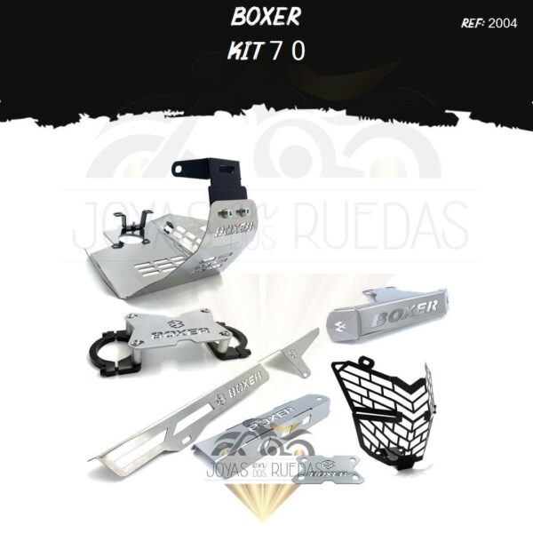 Boxer kit exosto pechera quilla barra estabilizadora