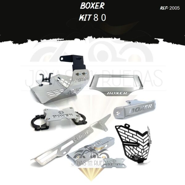 Boxer kit exosto pechera quilla barra estabilizadora