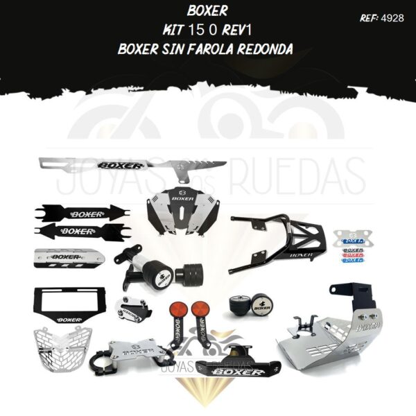 Boxer kit barra estabilizadora sliders