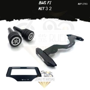 Bws FI kit slider trasero sliders porta placa