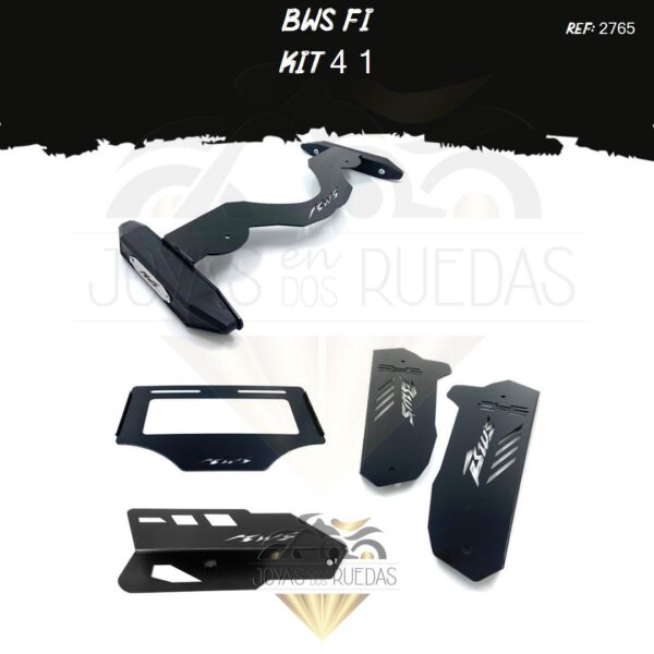 Bws FI kit sliders piso protector exosto porta placa