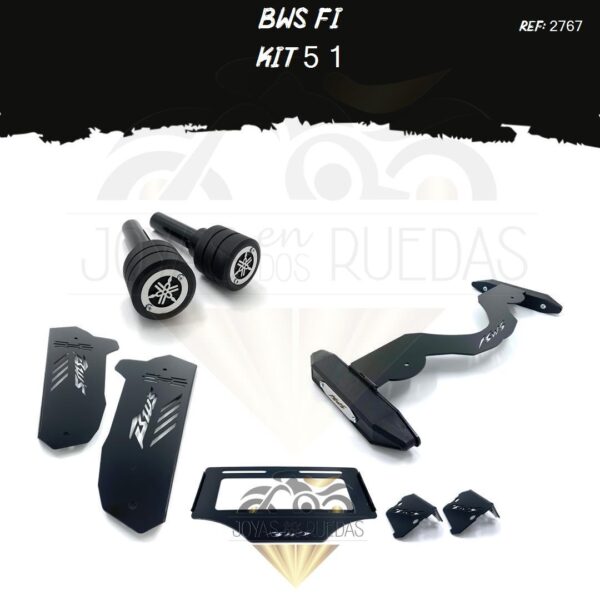 Bws FI kit sliders piso slider trasero