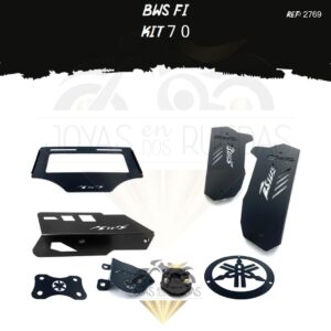 Bws FI kit piso lujo pata gato protector exosto mordaza