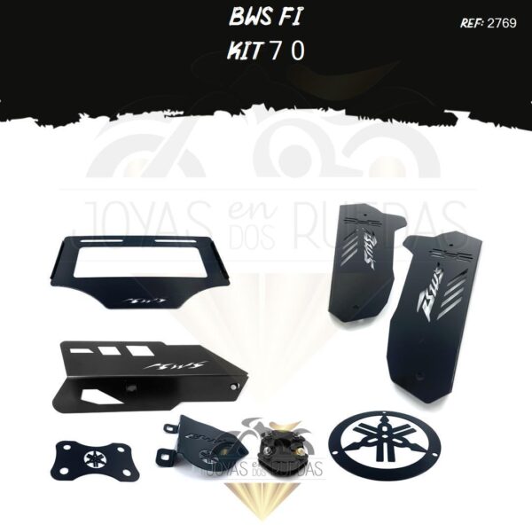 Bws FI kit piso lujo pata gato protector exosto mordaza