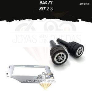 Bws FI kit porta placa slider trasero