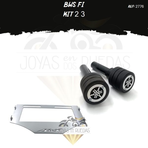 Bws FI kit porta placa slider trasero