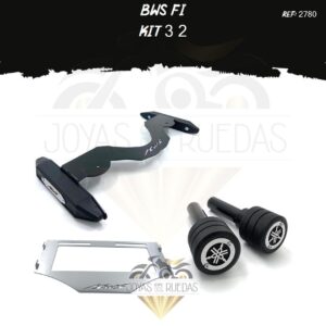 Bws FI kit sliders porta placa slider trasero