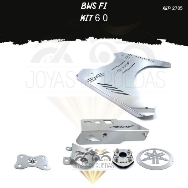 Bws FI kit lujo pata gato piso protector exosto mordaza