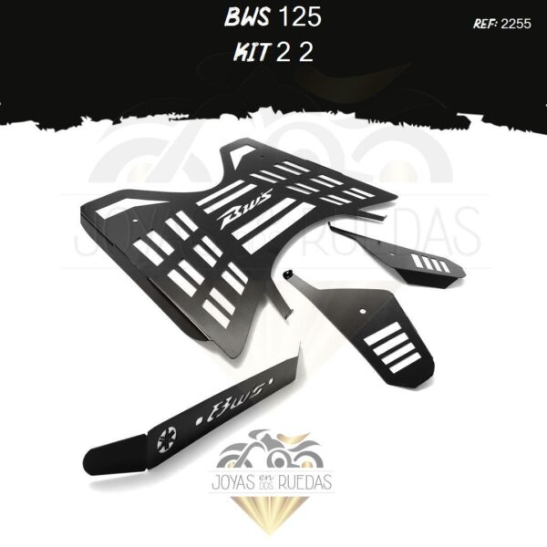 Bws 125 kit protector exosto piso