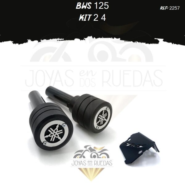Bws 125 kit slider trasero protector bomba delantera