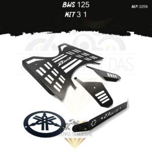 Bws 125 kit lujo ventilador piso protector exosto