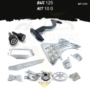 Bws 125 kit piso sliders lujo pata gato