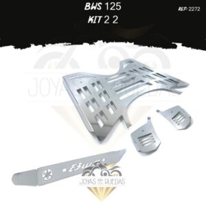 Bws 125 kit piso protector exosto
