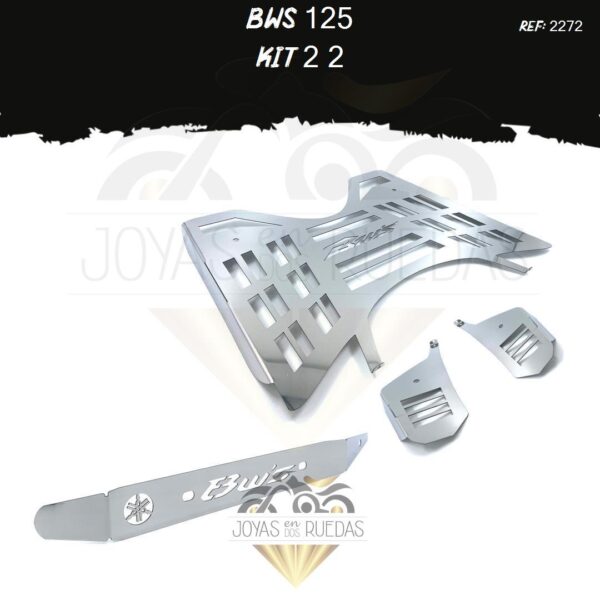 Bws 125 kit piso protector exosto