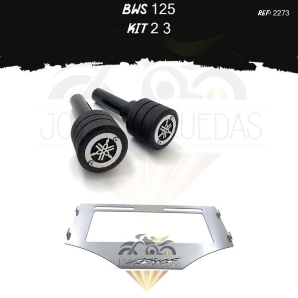 Bws 125 kit porta placa slider trasero