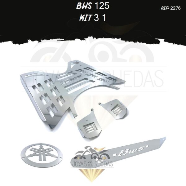 Bws 125 kit piso lujo ventilador protector exosto