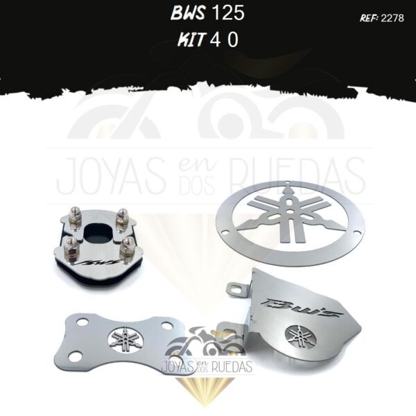 Bws 125 kit lujo pata gato mordaza lujo ventilador