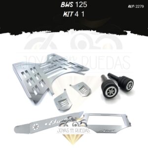 Bws 125 kit slider trasero piso protector exosto