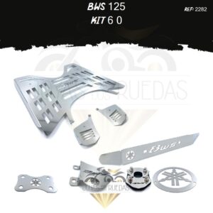 Bws 125 kit protector exosto mordaza lujo pata gato