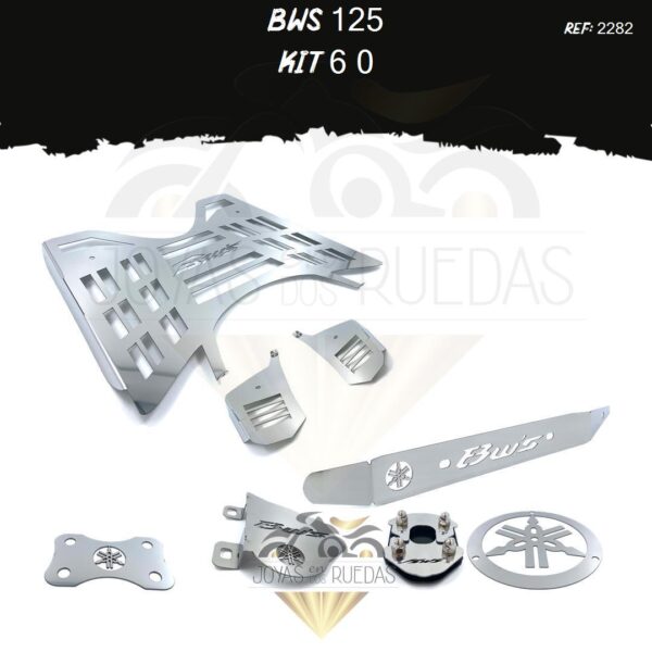 Bws 125 kit protector exosto mordaza lujo pata gato