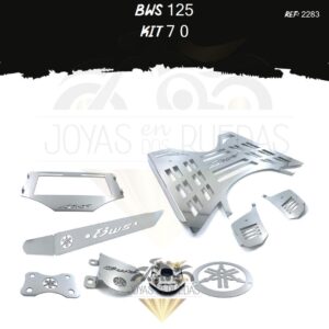 Bws 125 kit protector exosto lujo pata gato mordaza